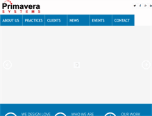 Tablet Screenshot of primavera-systems.com